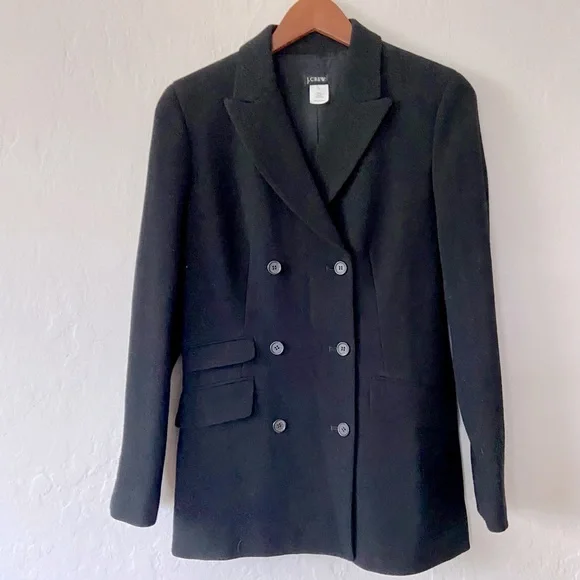 J. Crew | Jackets & Coats | Vintage 9s Jcrew Wool Suit Jacket Size 